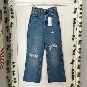 Zara Wide Leg Jeans Size 2
